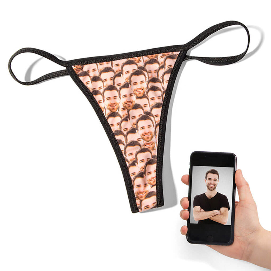 Face Mash Photo Thong