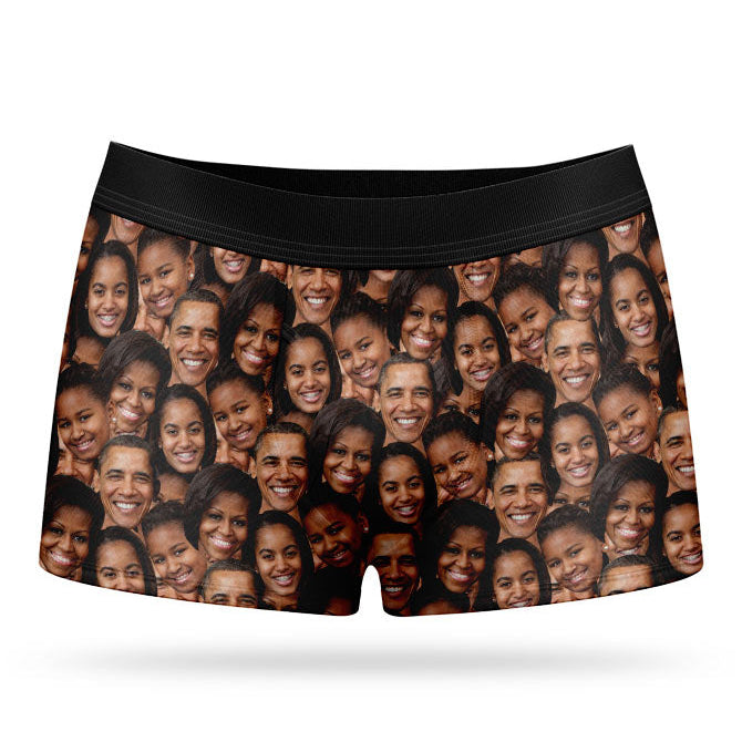 Family Face Mash Boxer Shorts Gift