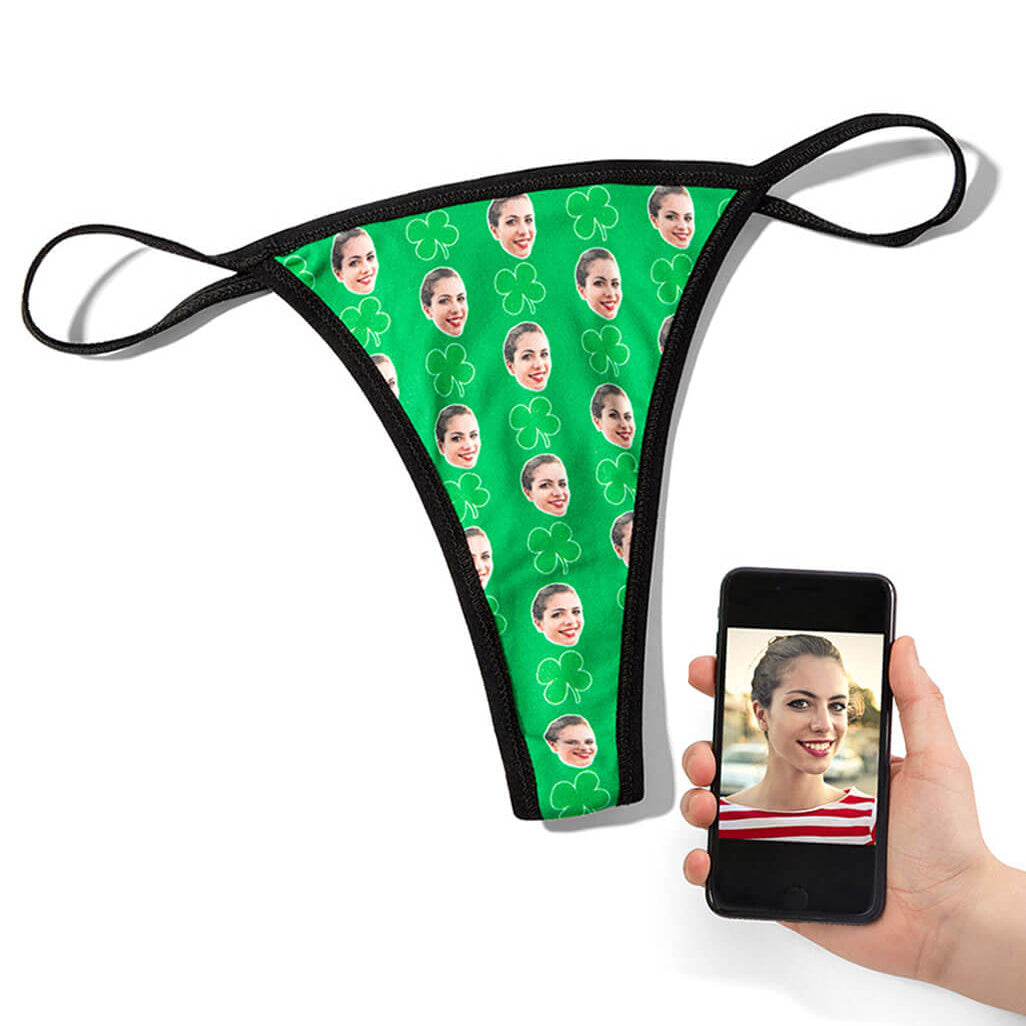 Shamrock Face Thong