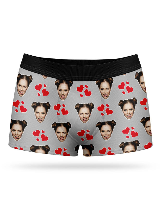 Grey My Valentine Boxers