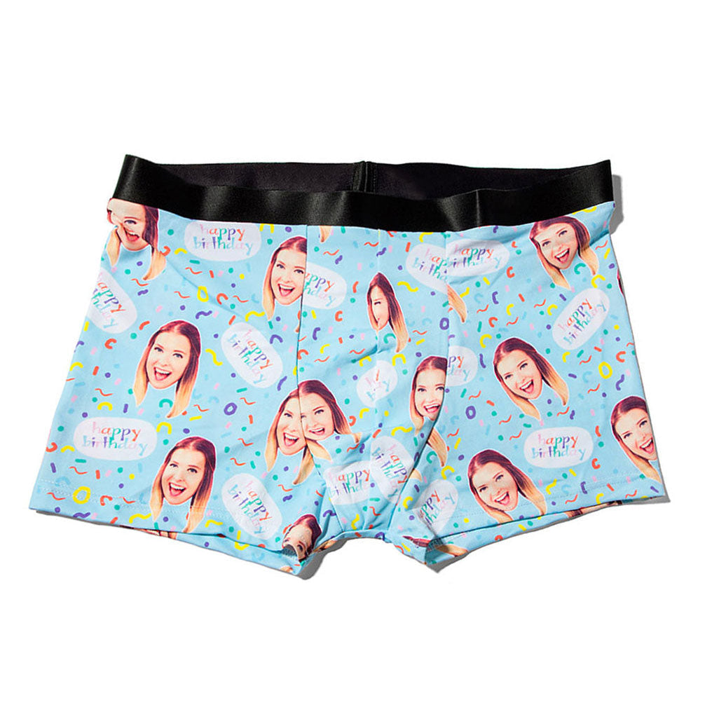 Happy Birthday Face Boxers