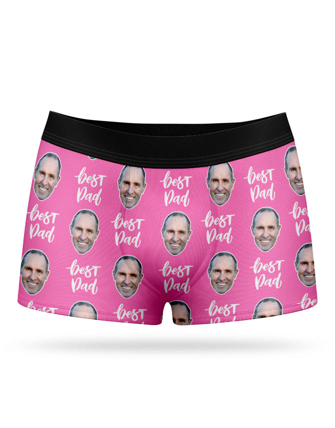Personalised Best Dad Boxers Gift