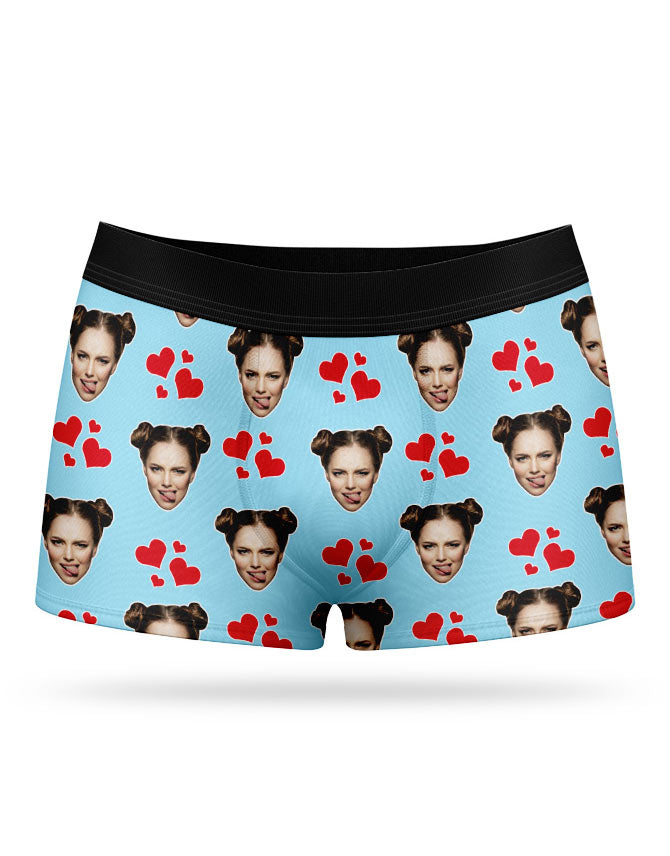 Baby Blue My Valentine Boxers