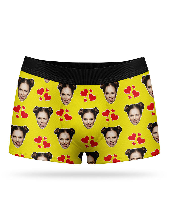 Yellow My Valentine Boxers
