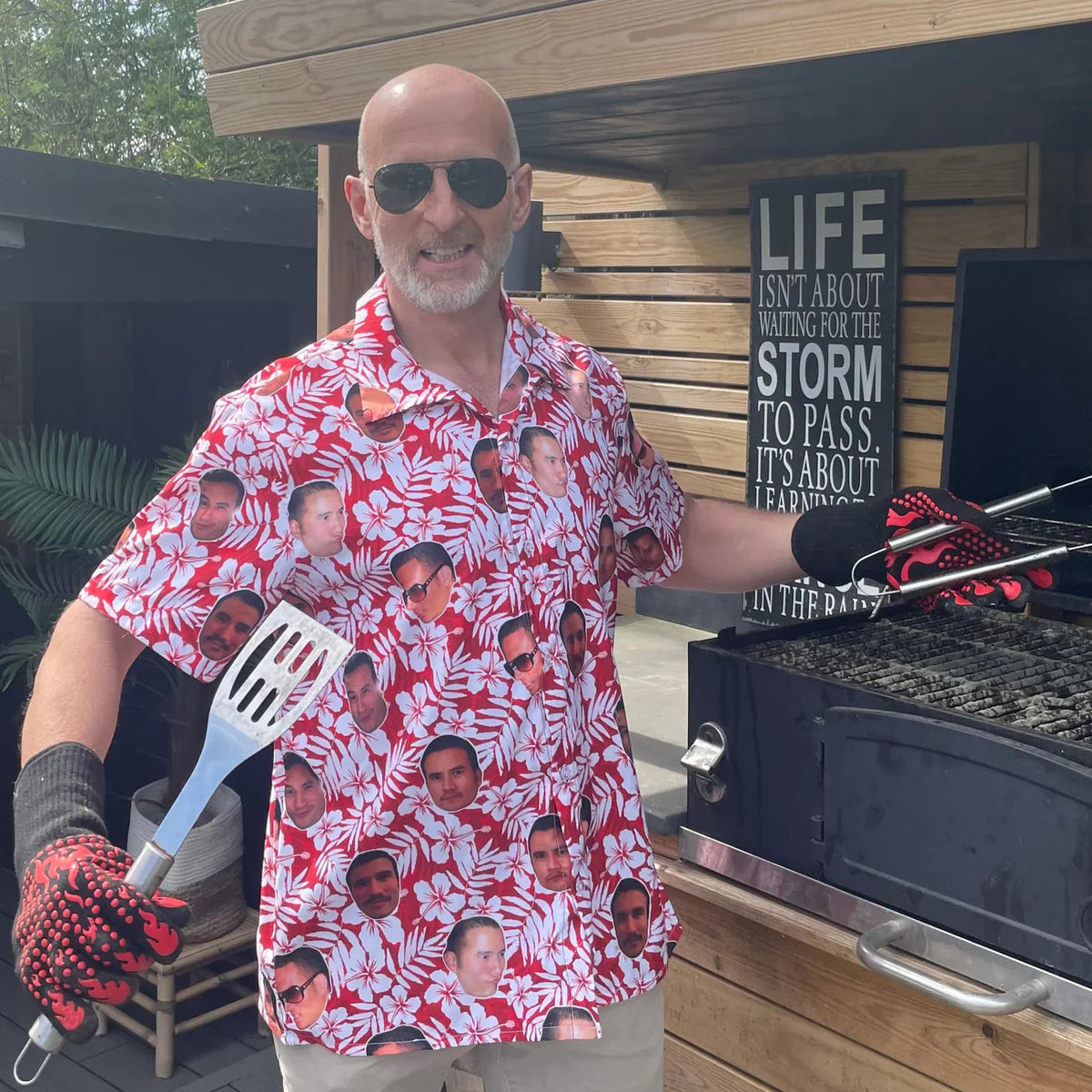 The Bank Holiday BBQ Uniform: Custom Bucket Hats and Hawaiian Shirts for the Ultimate Grill Master