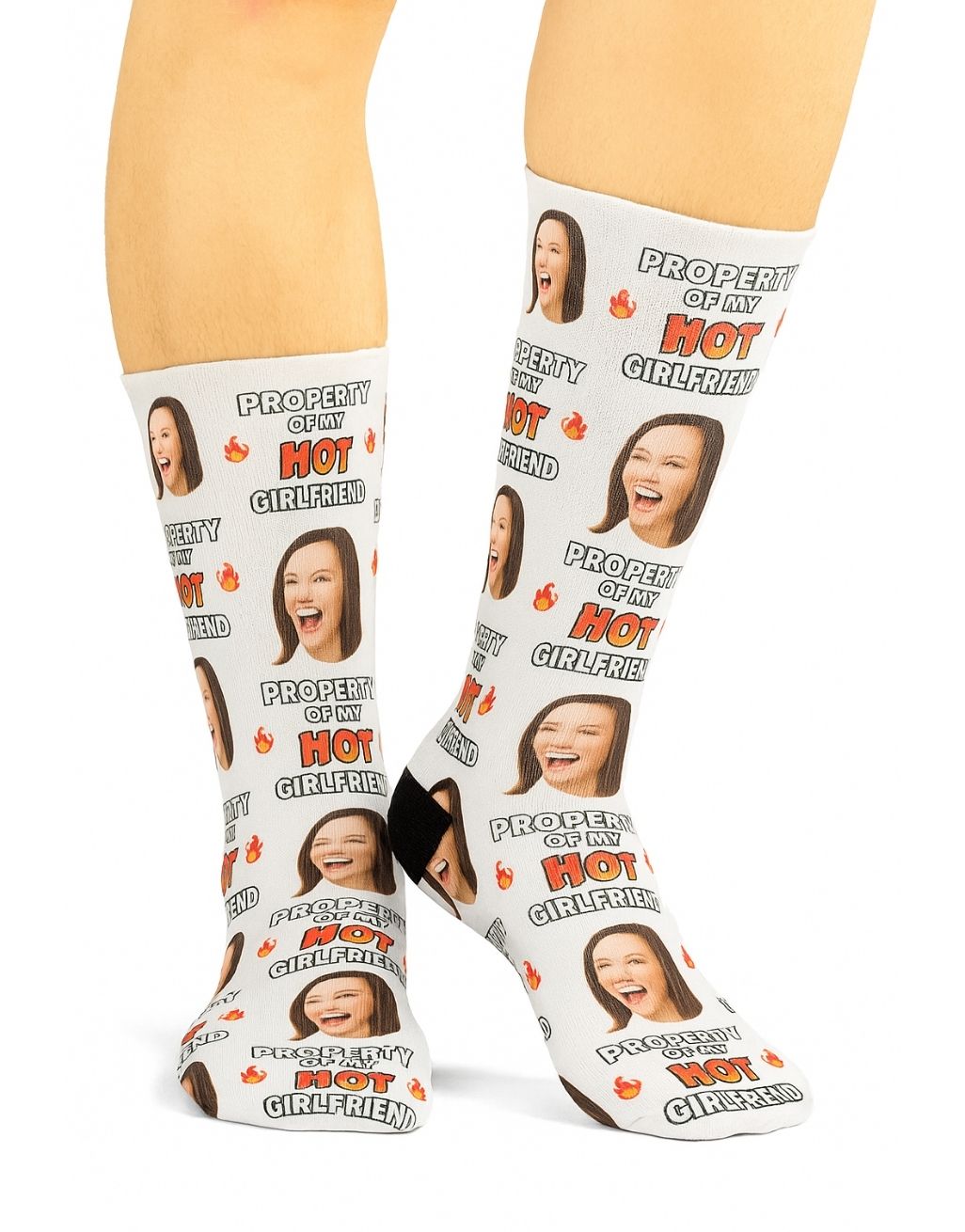 Property Of My Hot Girlfriend photo Socks