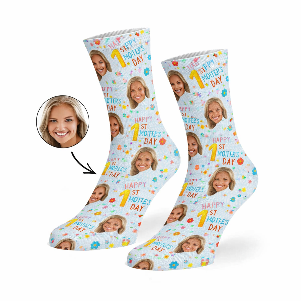 1st Mother's Day Socks
