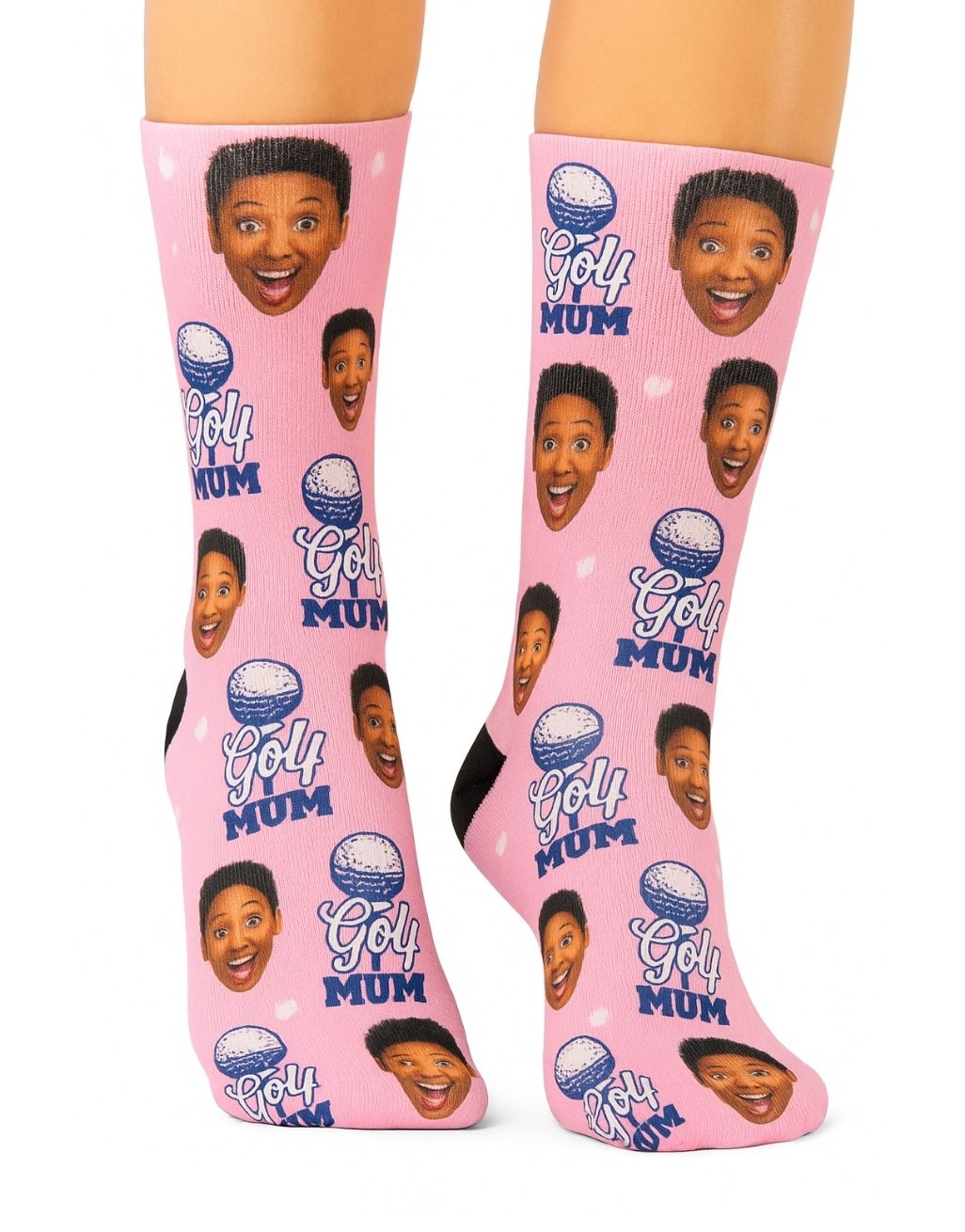 Golf Mum funny custom Socks