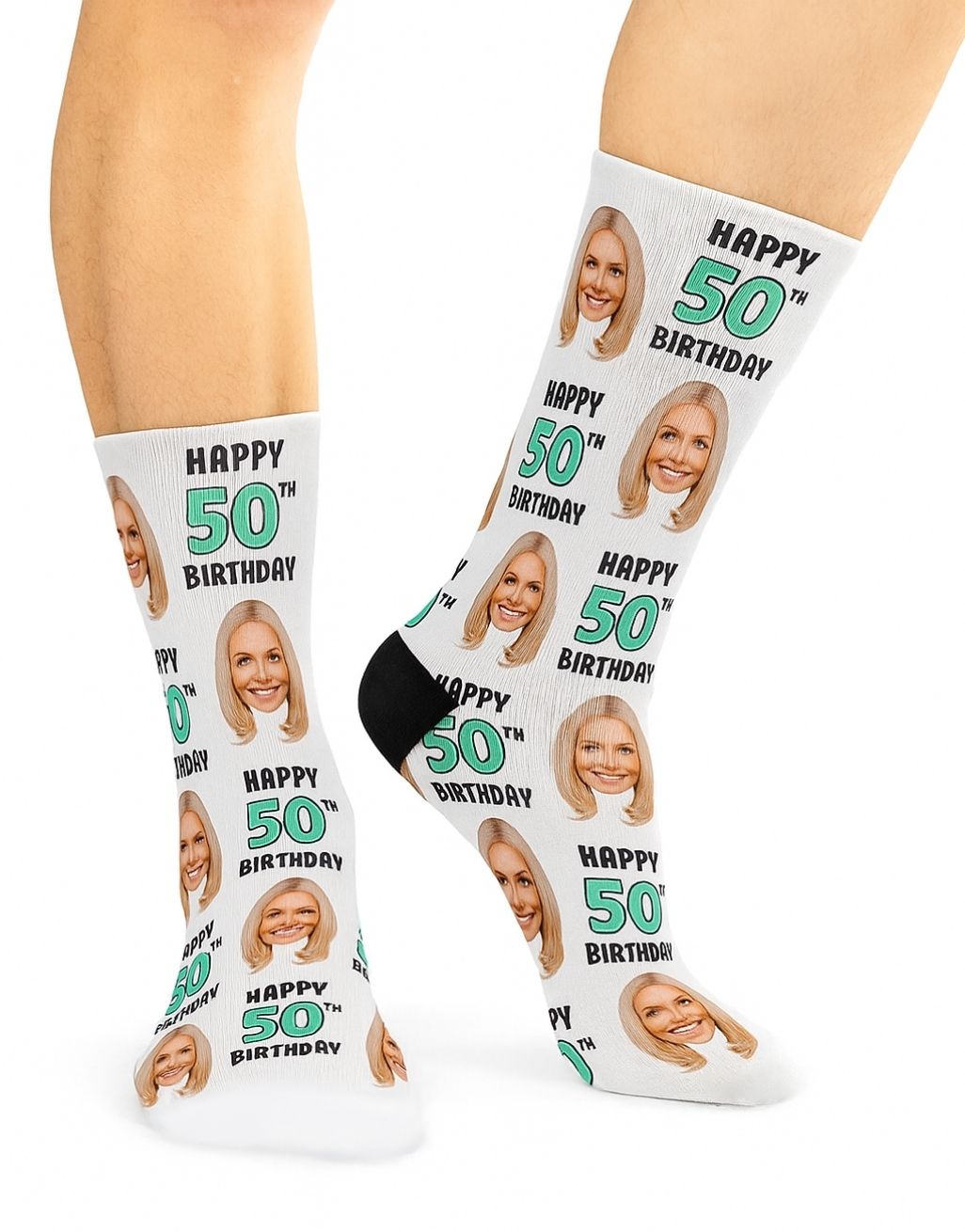 50th Birthday personalised Socks