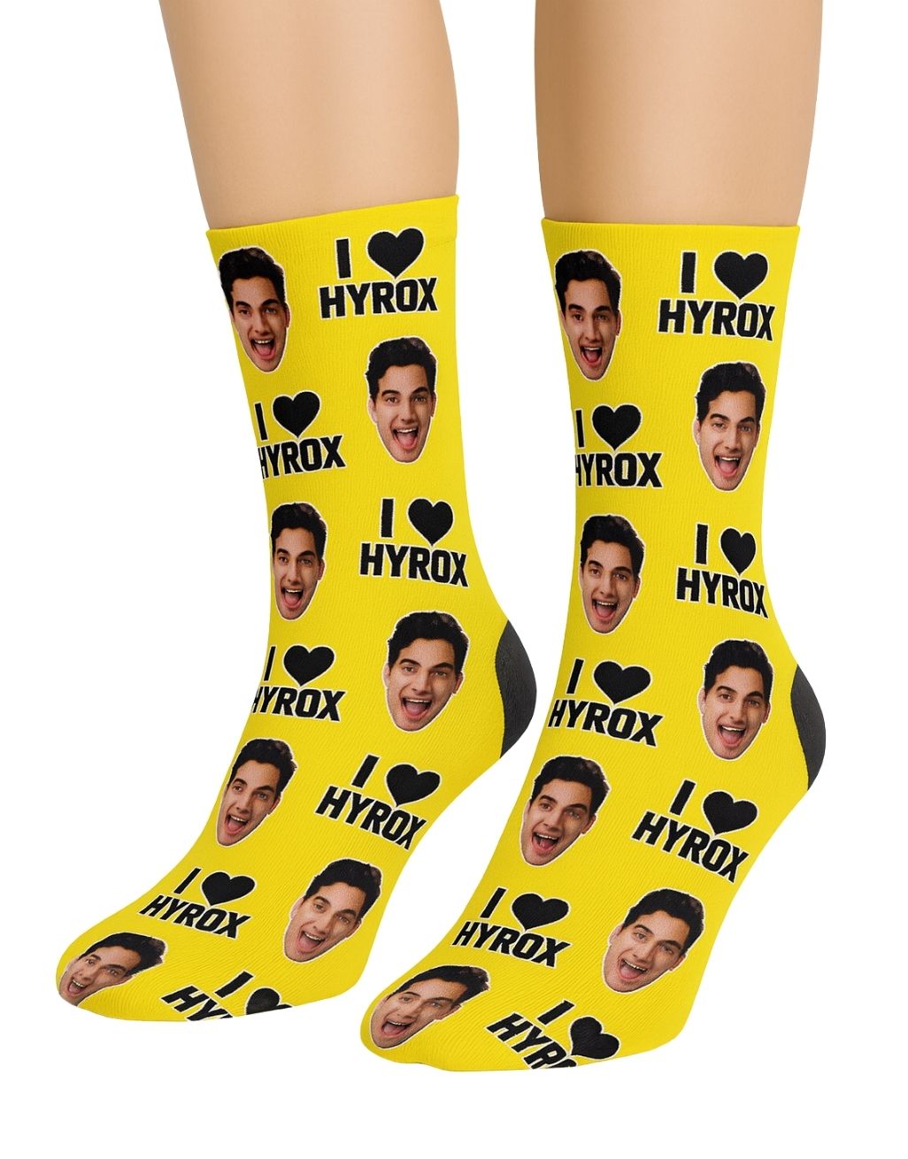 I Heart Hyrox personalised Socks