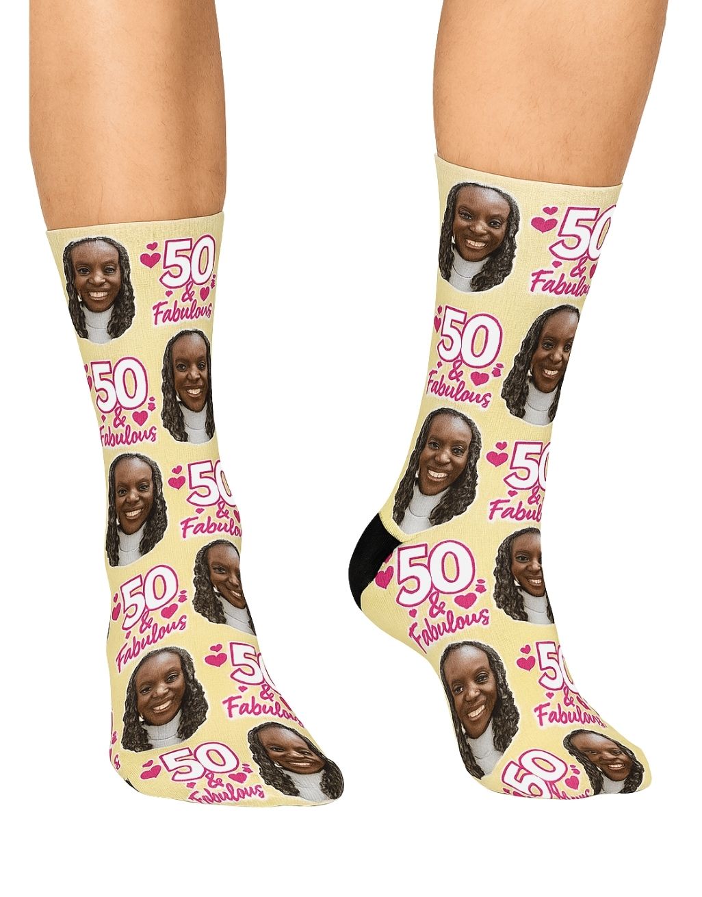 50 & Fabulous custom Socks