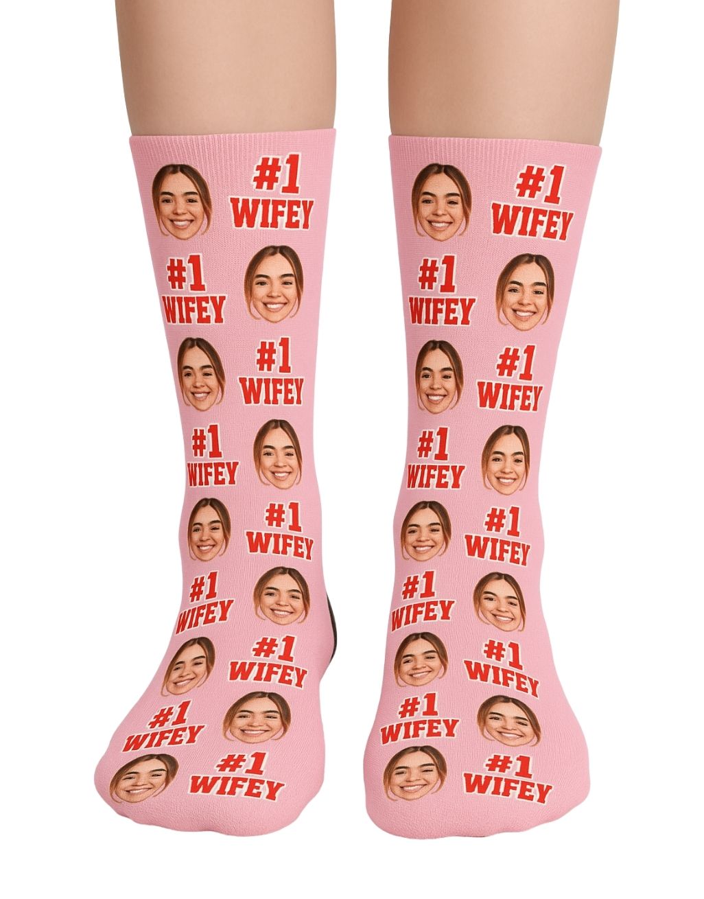 #1 Wifey custom Socks