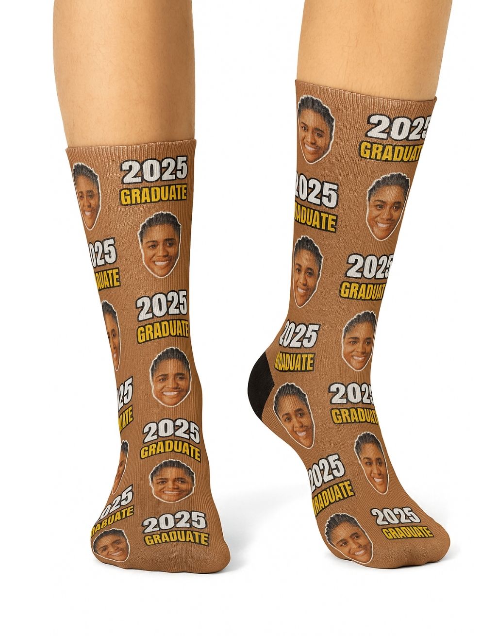 Personalised Socks With Your Face & Graduation Year