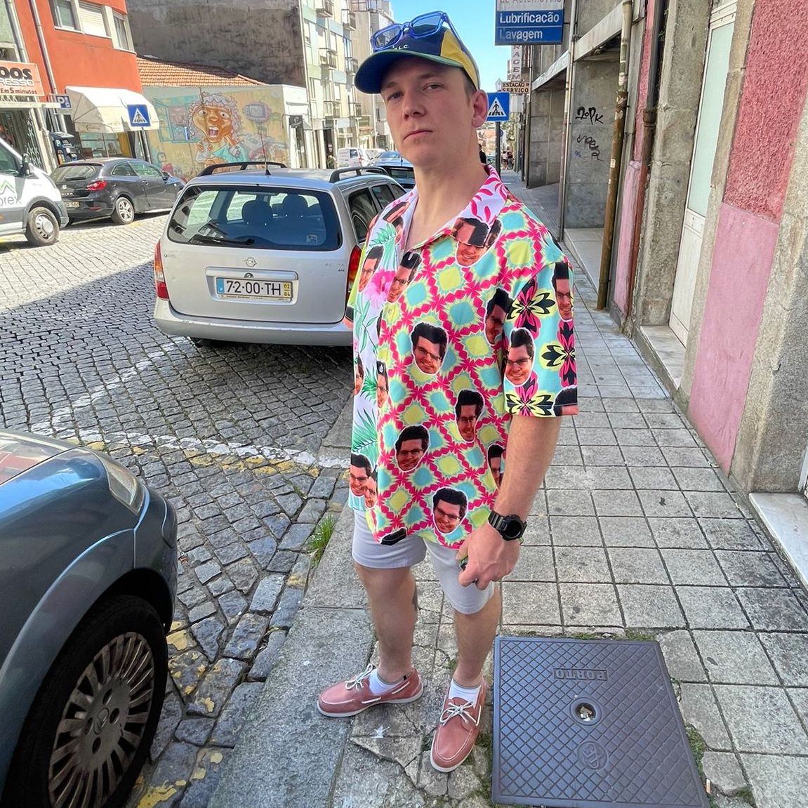 #1 Dad Personalised Hawaiian Shirt Shorts Set