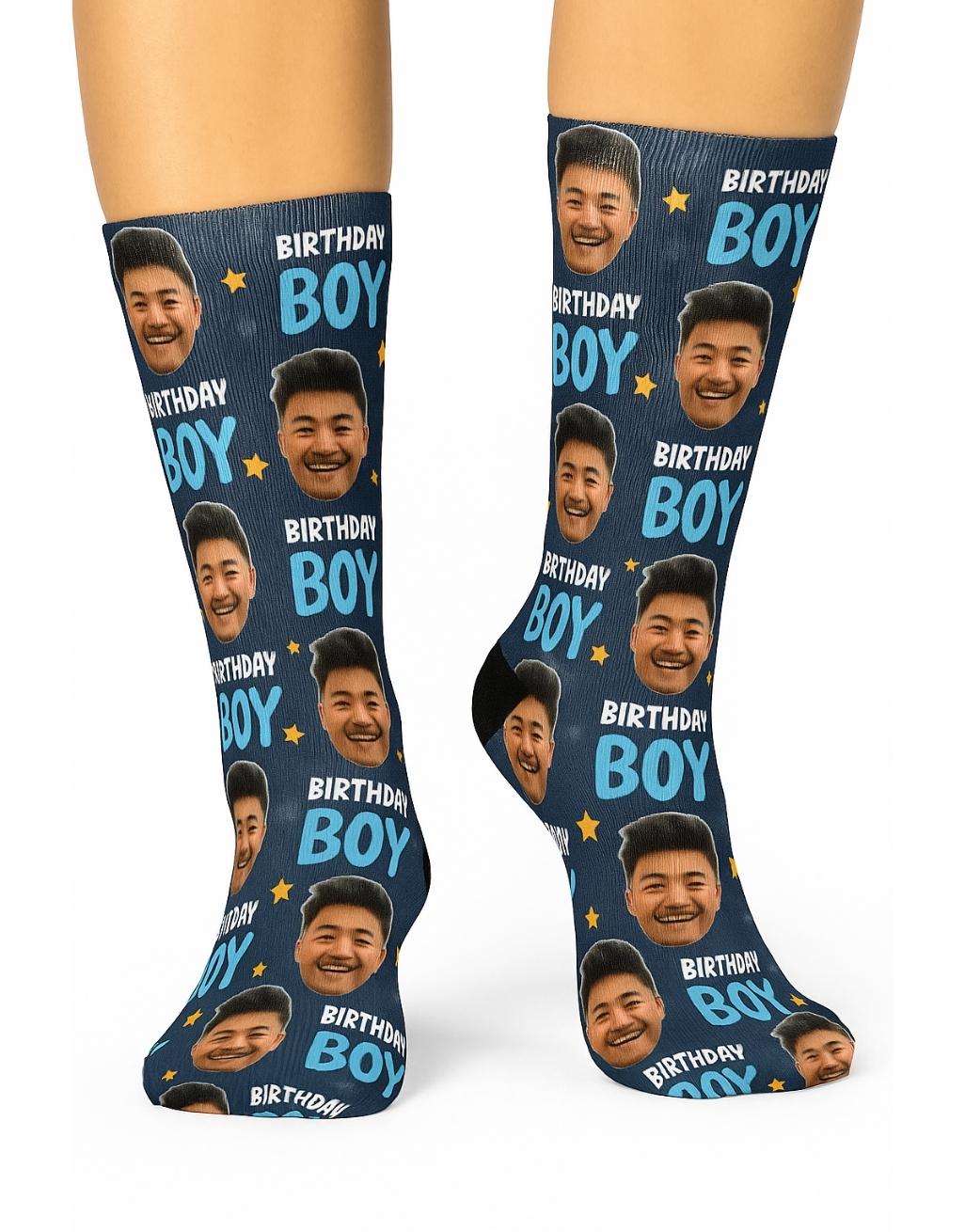 Birthday Boy Socks personalised birthday gift