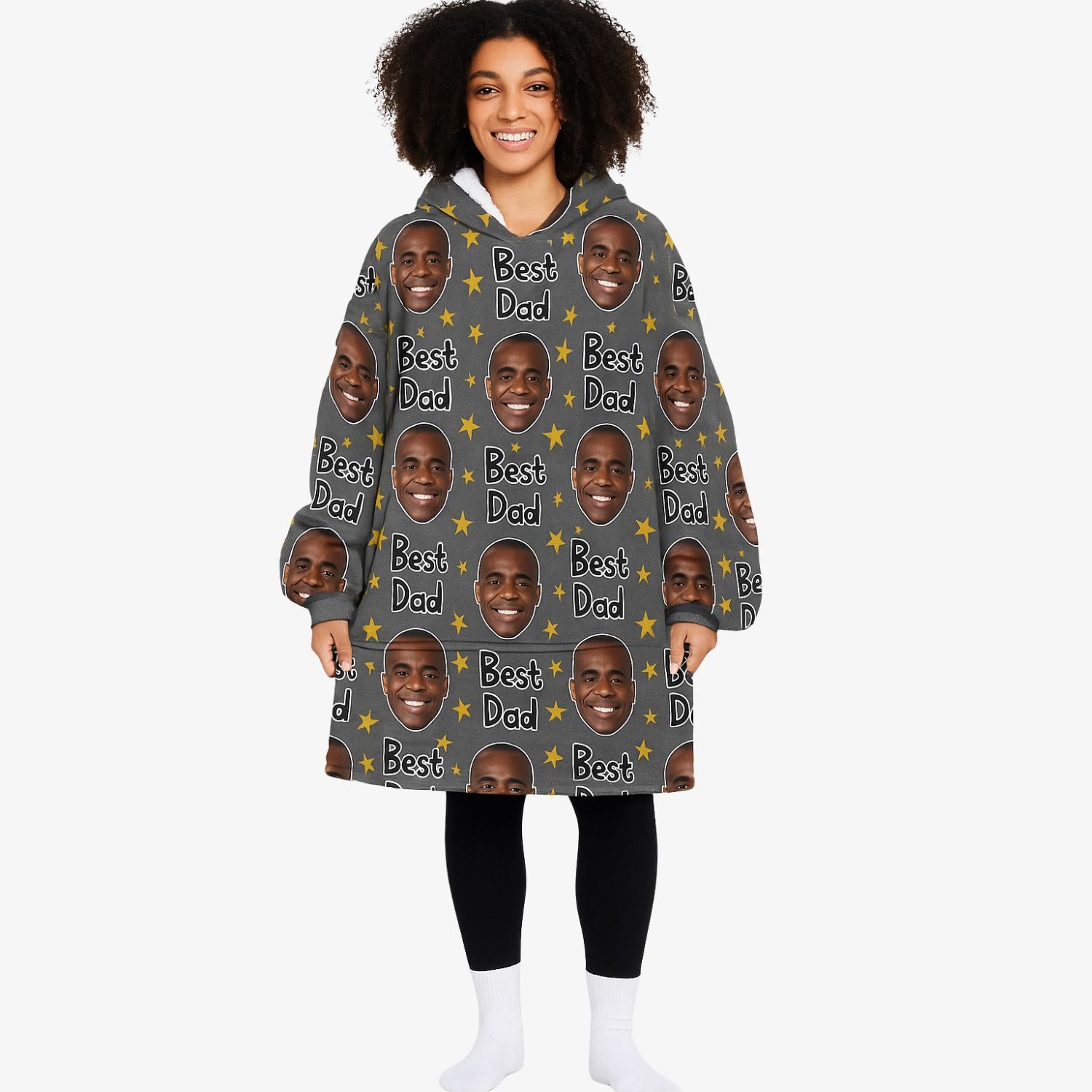 Best Dad Hoodie Blanket