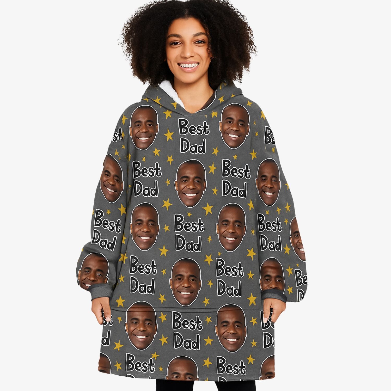 Best Dad Hoodie Blanket