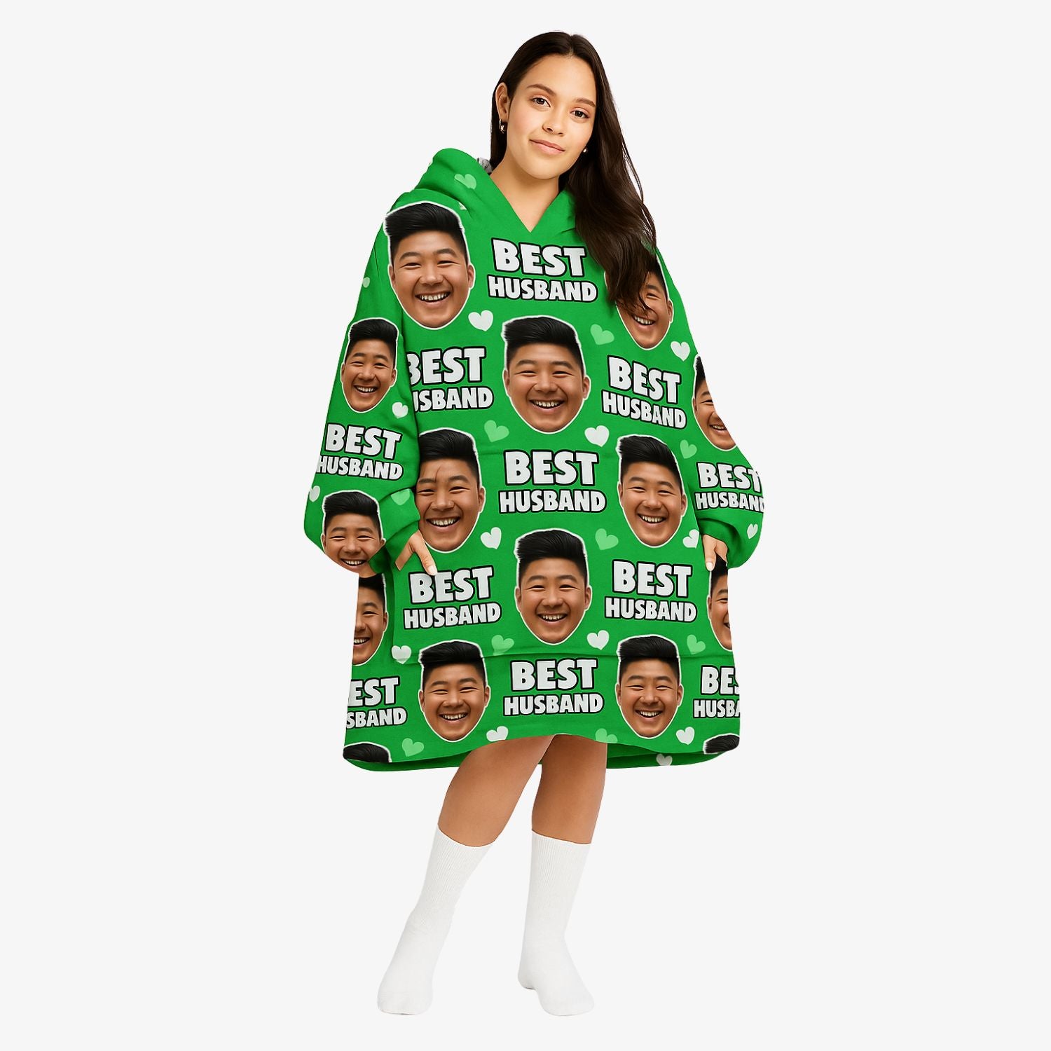 Best Husband Hoodie Blanket
