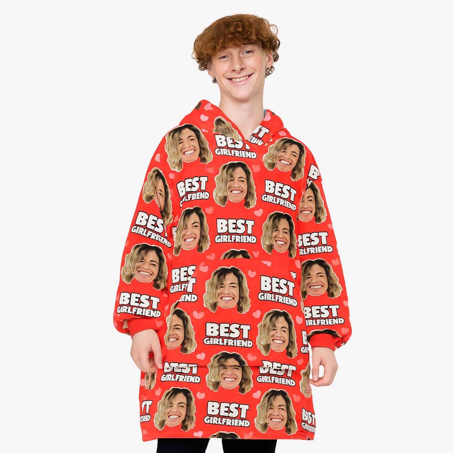Best Girlfriend Hoodie Blanket
