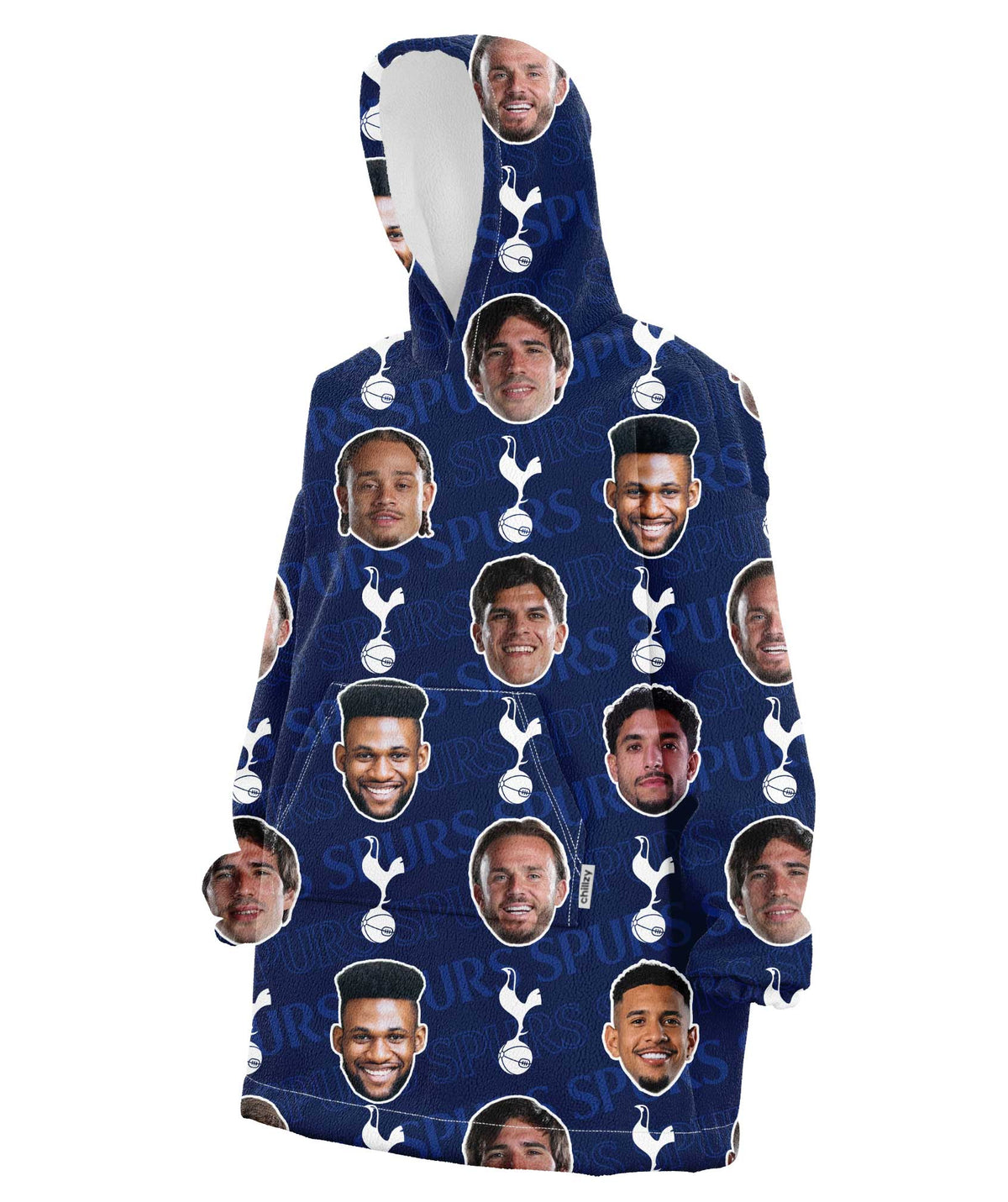Personalised Spurs Players Hoodie Blanket