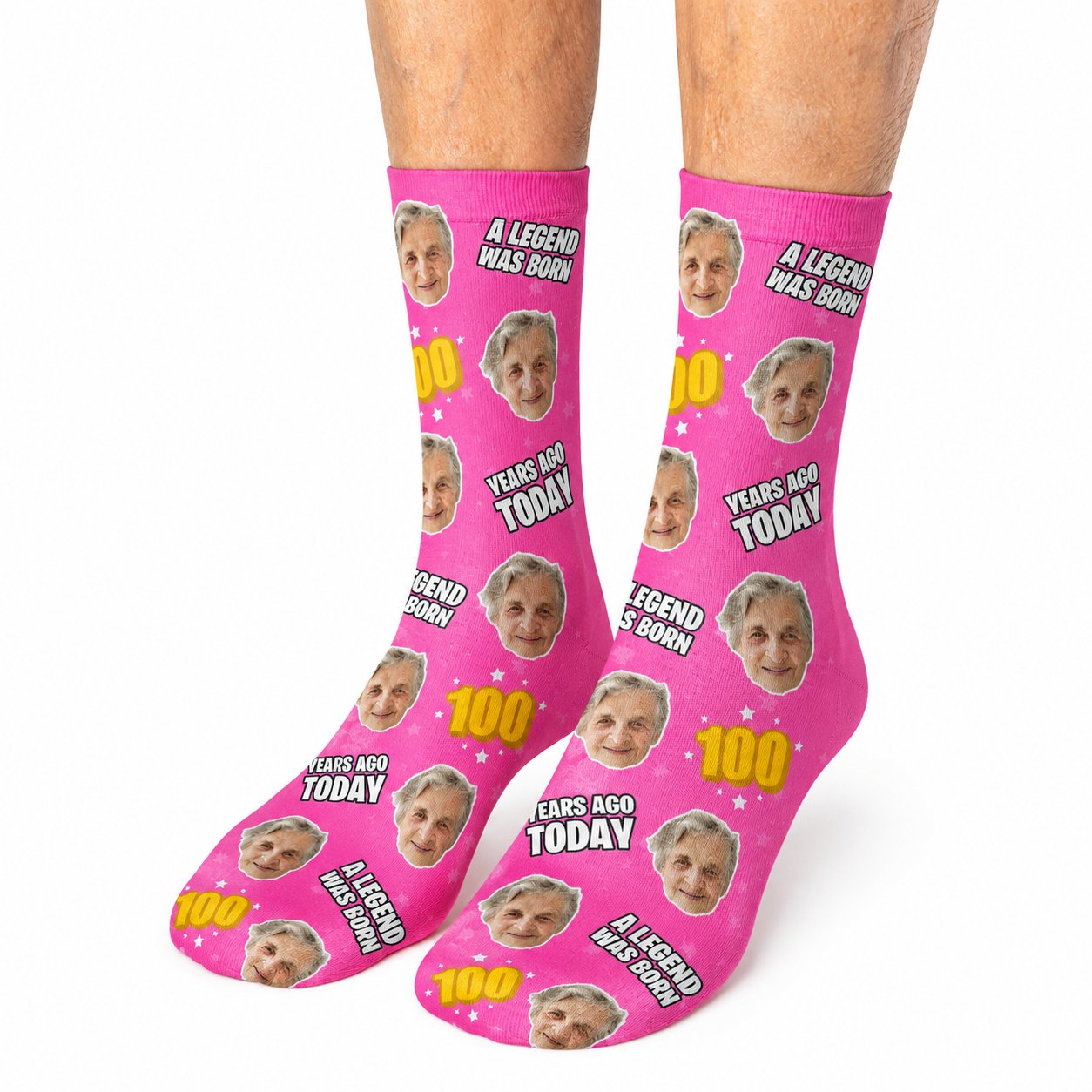 A Legend Was Born 100 Years Ago Today Socks
