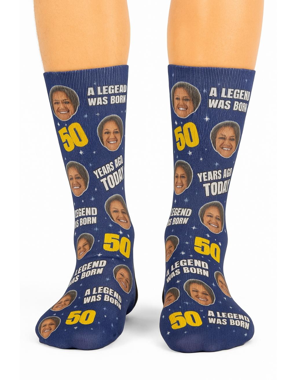 A Legend Was Born 50 Years Ago Today Socks