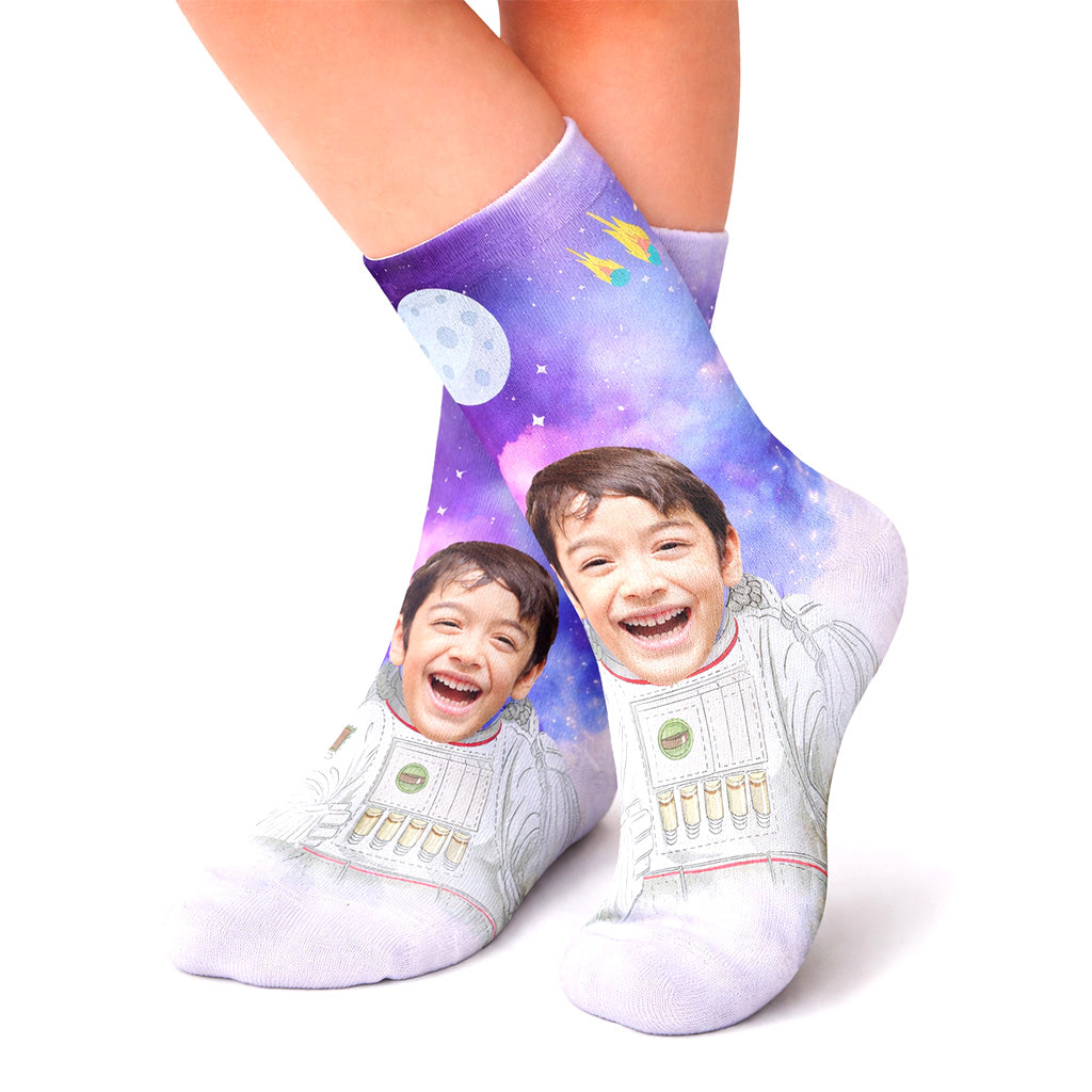 Astronaut Kids Socks