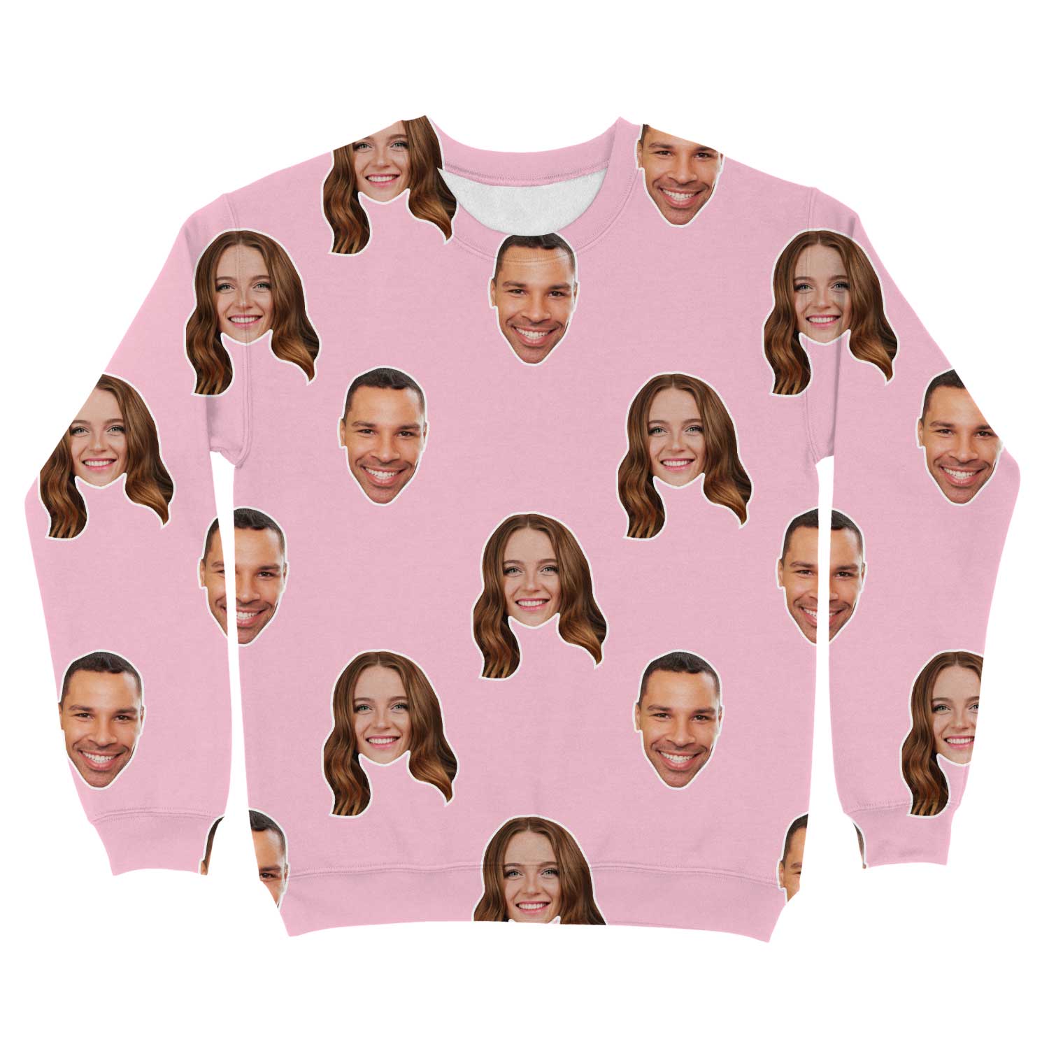 Couples Face Sweatshirt