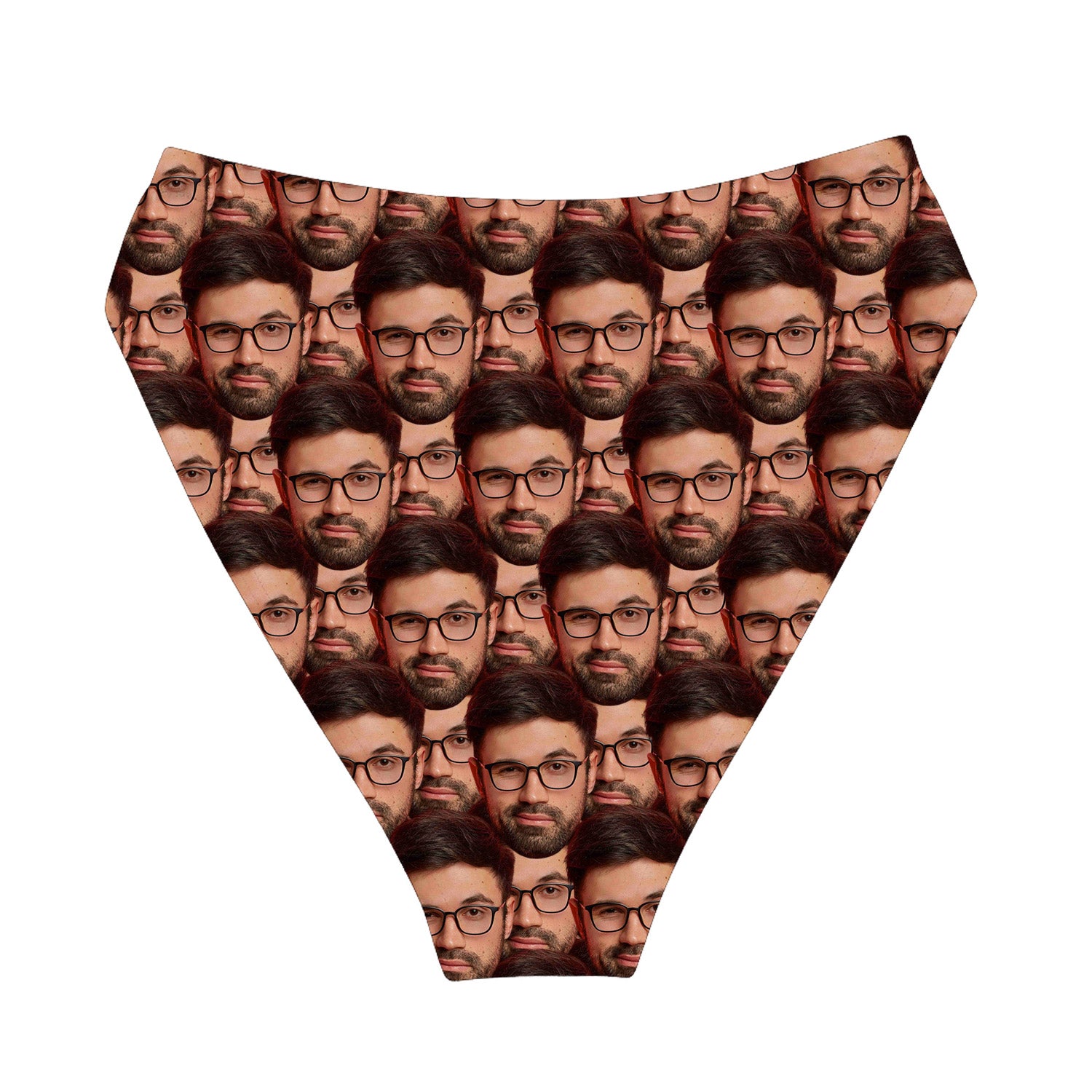 Face Mash Custom Bikini Bottoms