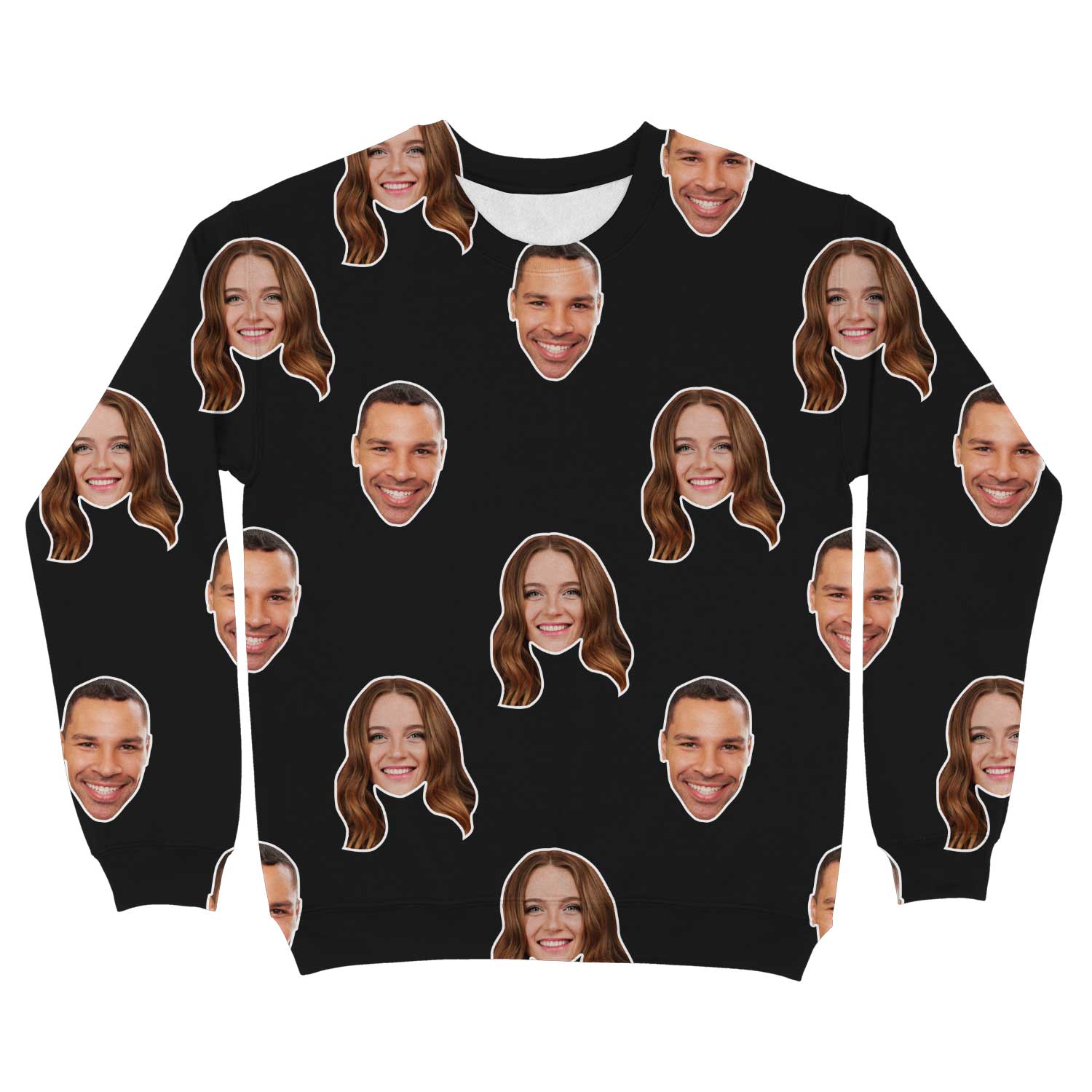 Couples Face Sweatshirt