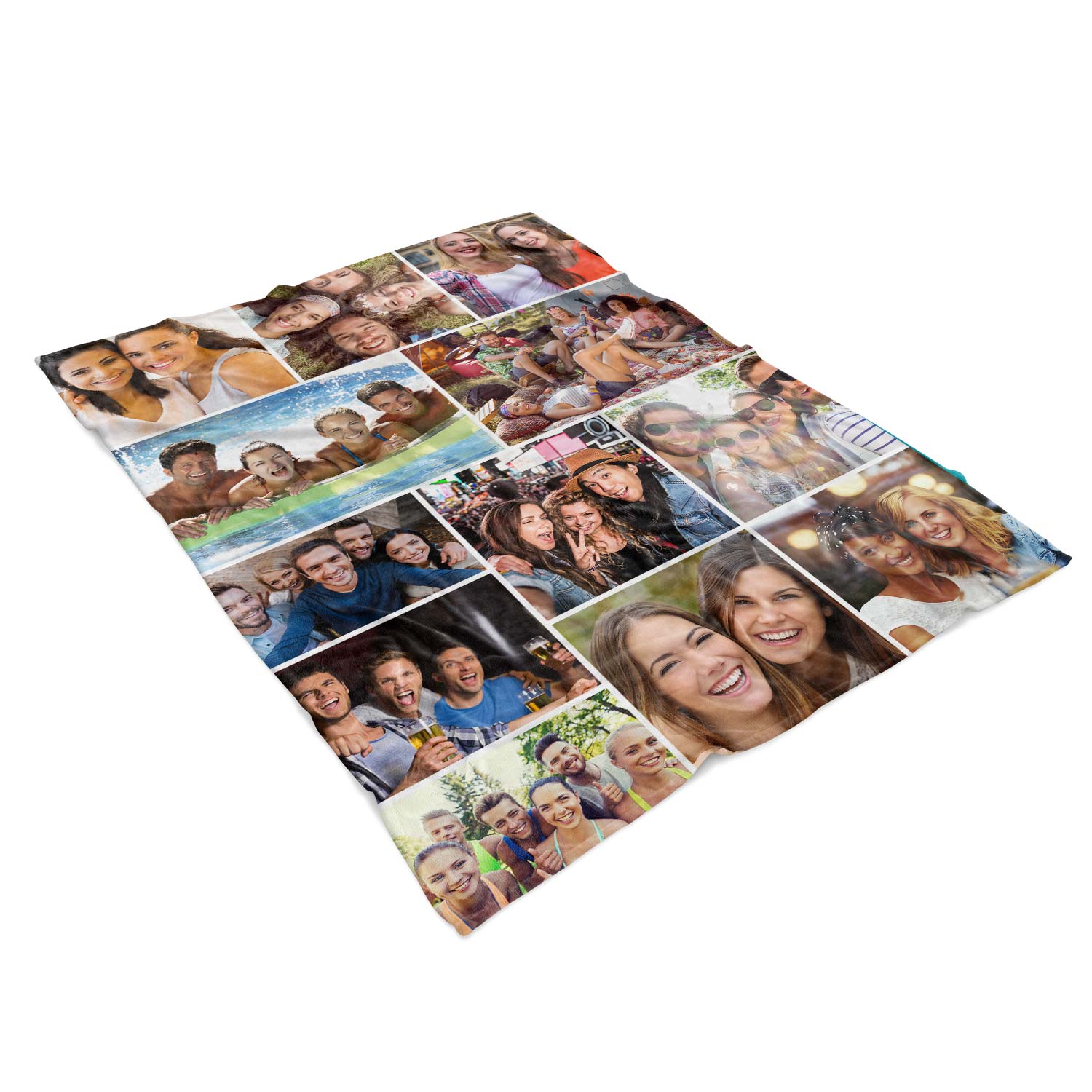 Photo Collage Personalised Blanket With 12 Images