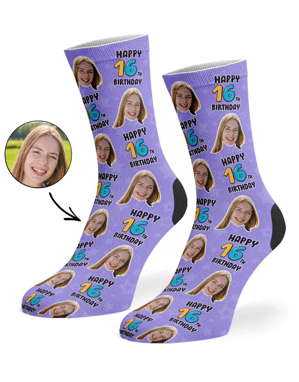 16th Birthday Socks