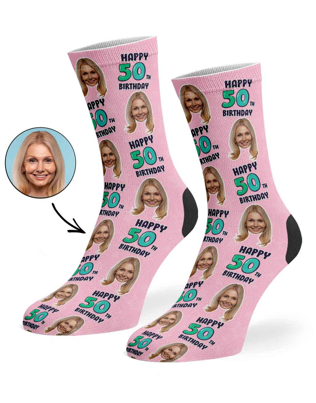 50th Birthday Socks