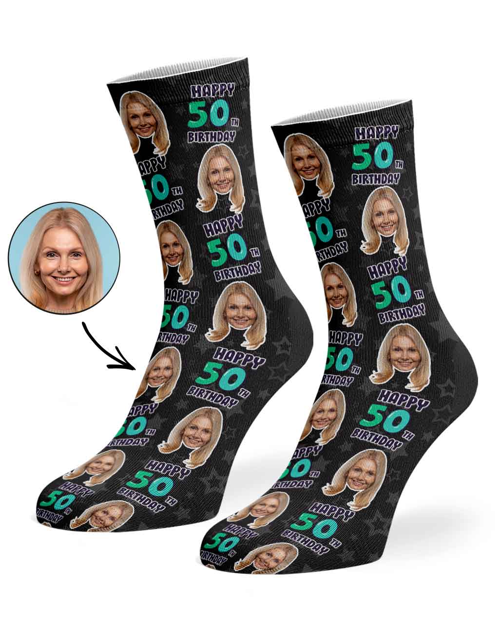 50th Birthday Socks