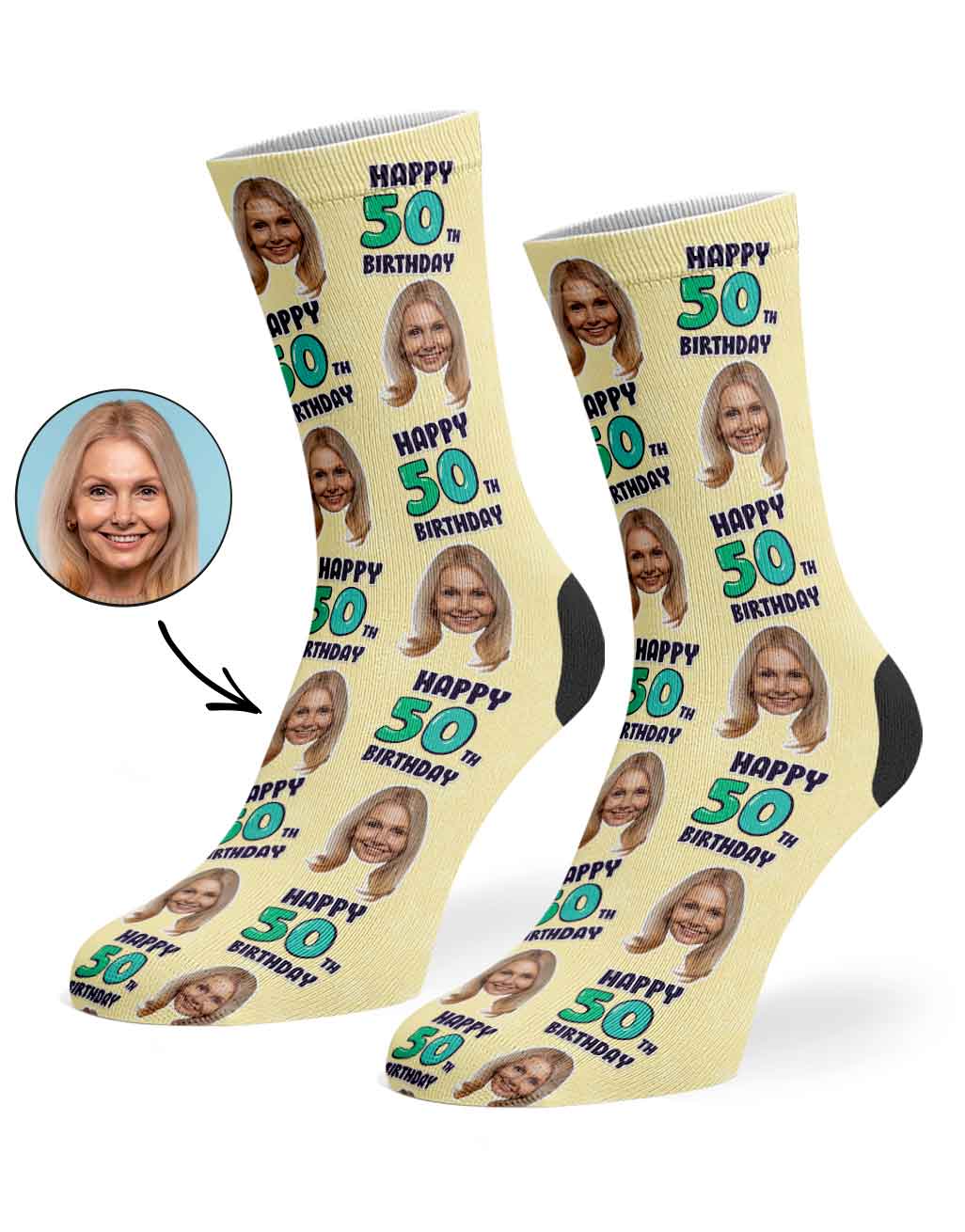 50th Birthday Socks