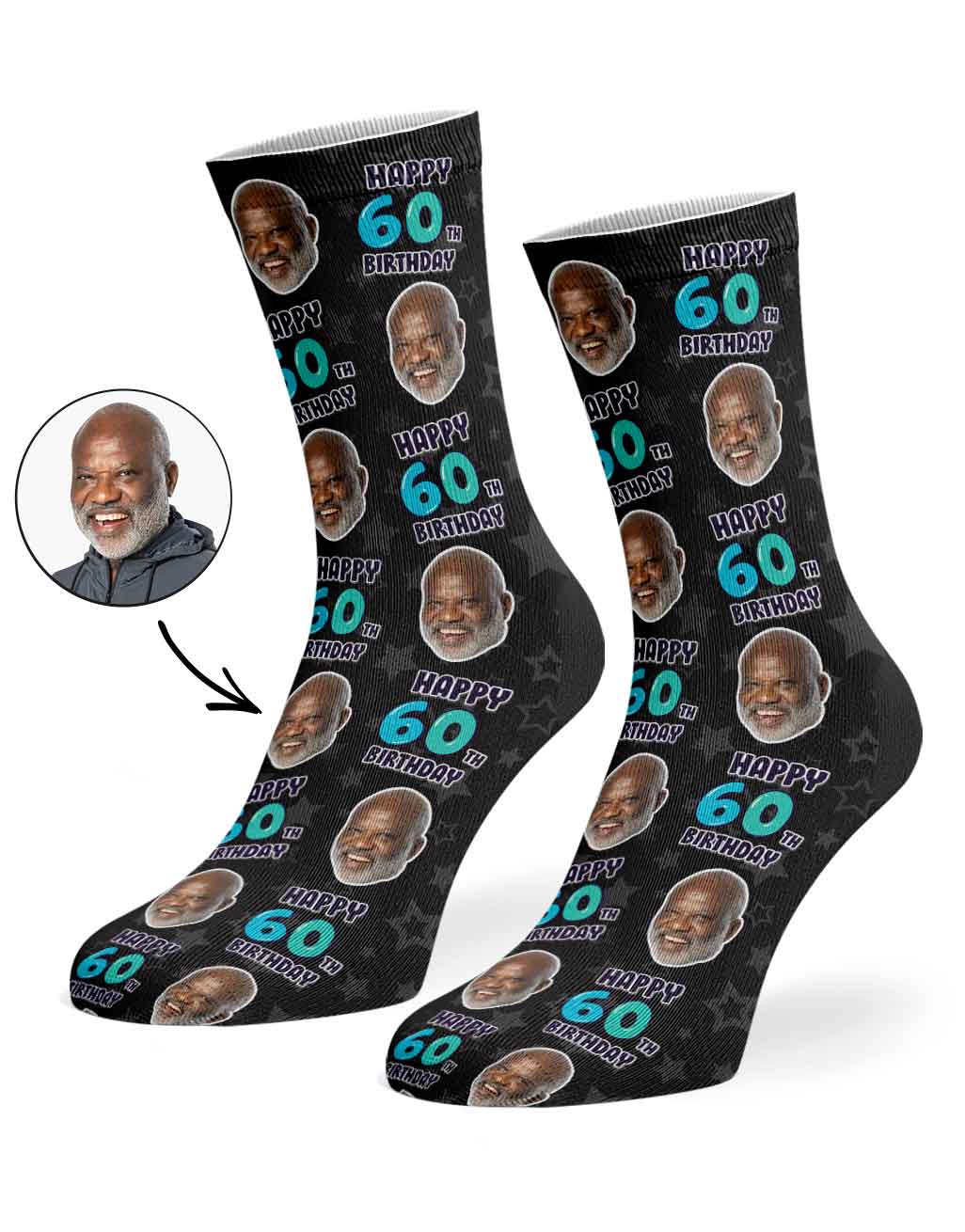 60th Birthday Socks