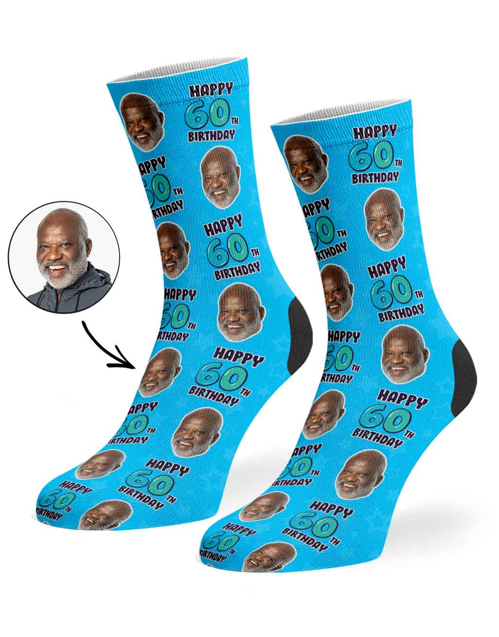 60th Birthday Socks