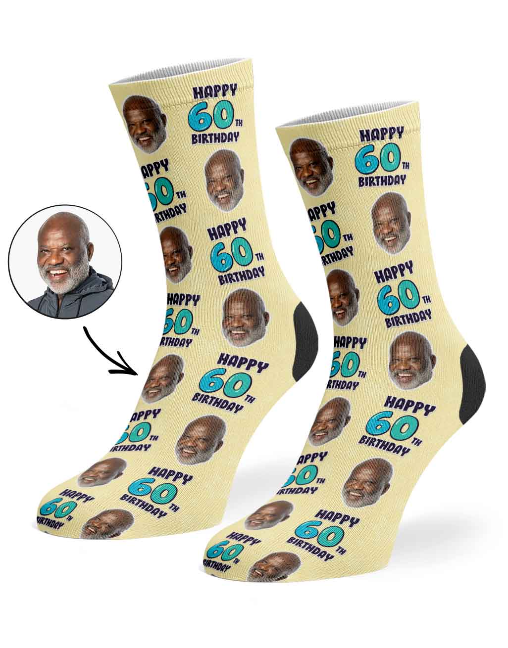 60th Birthday Socks