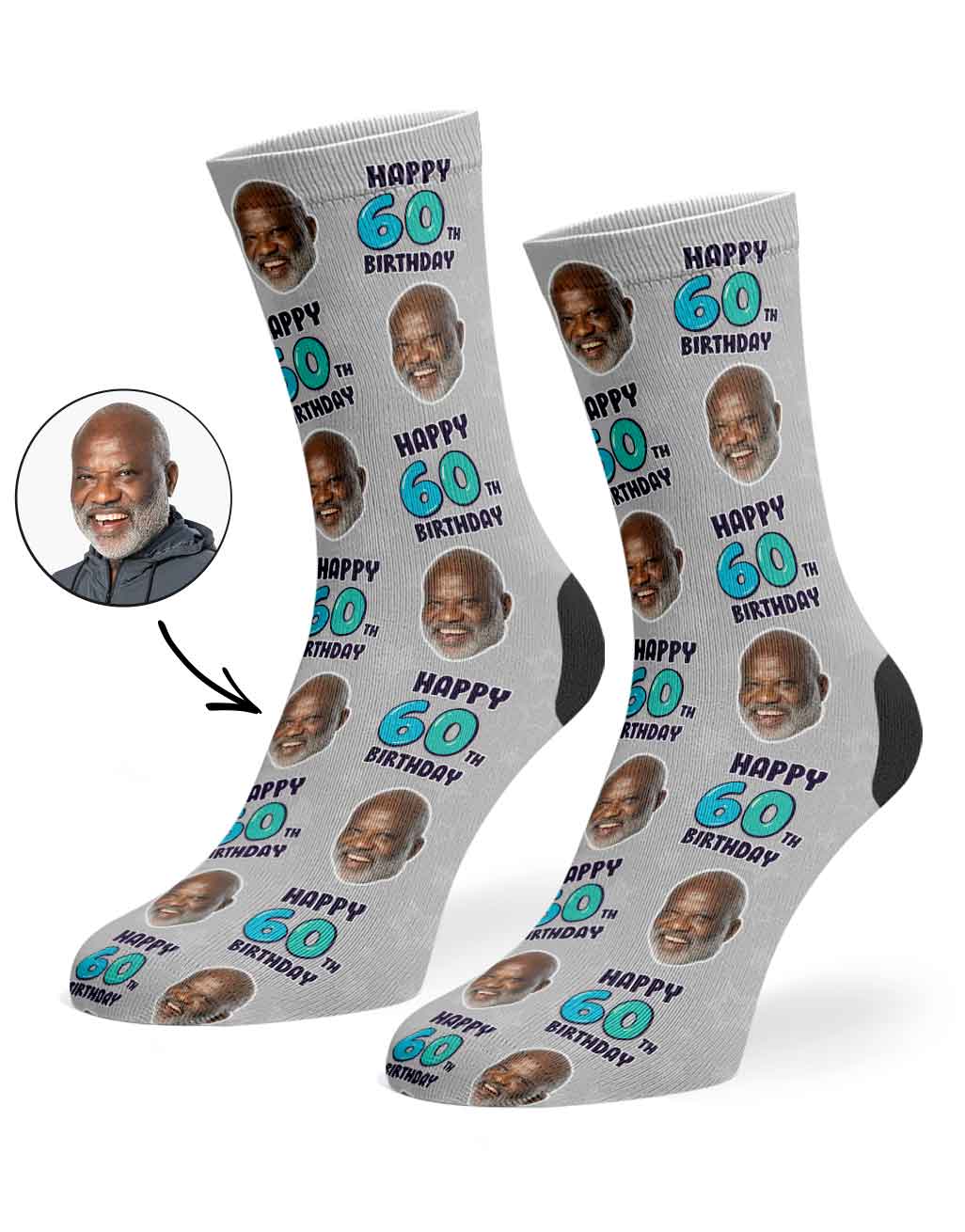 60th Birthday Socks