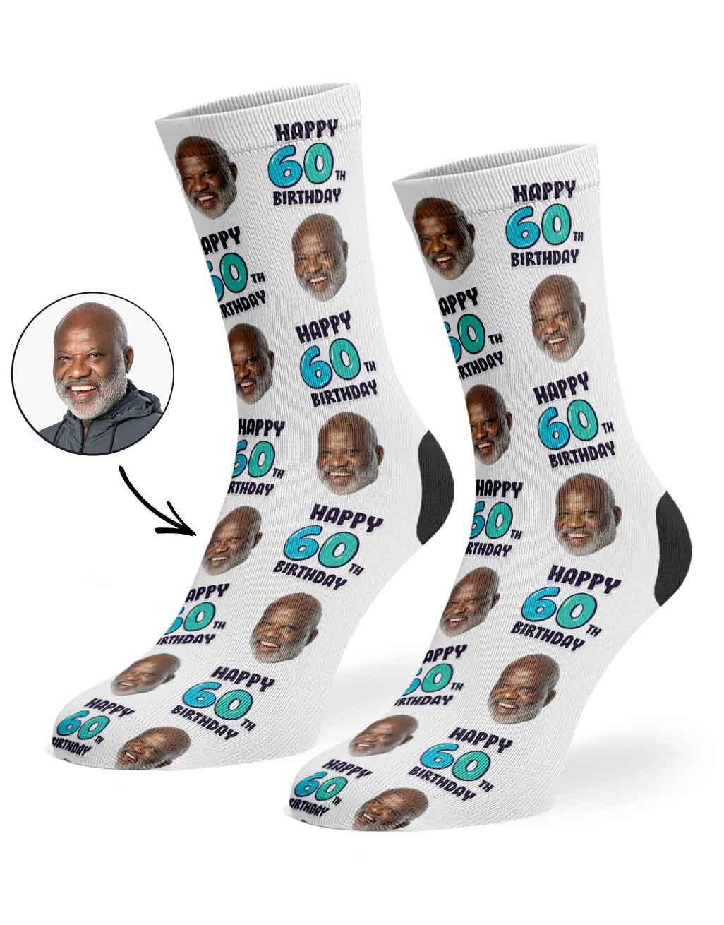 60th Birthday Socks