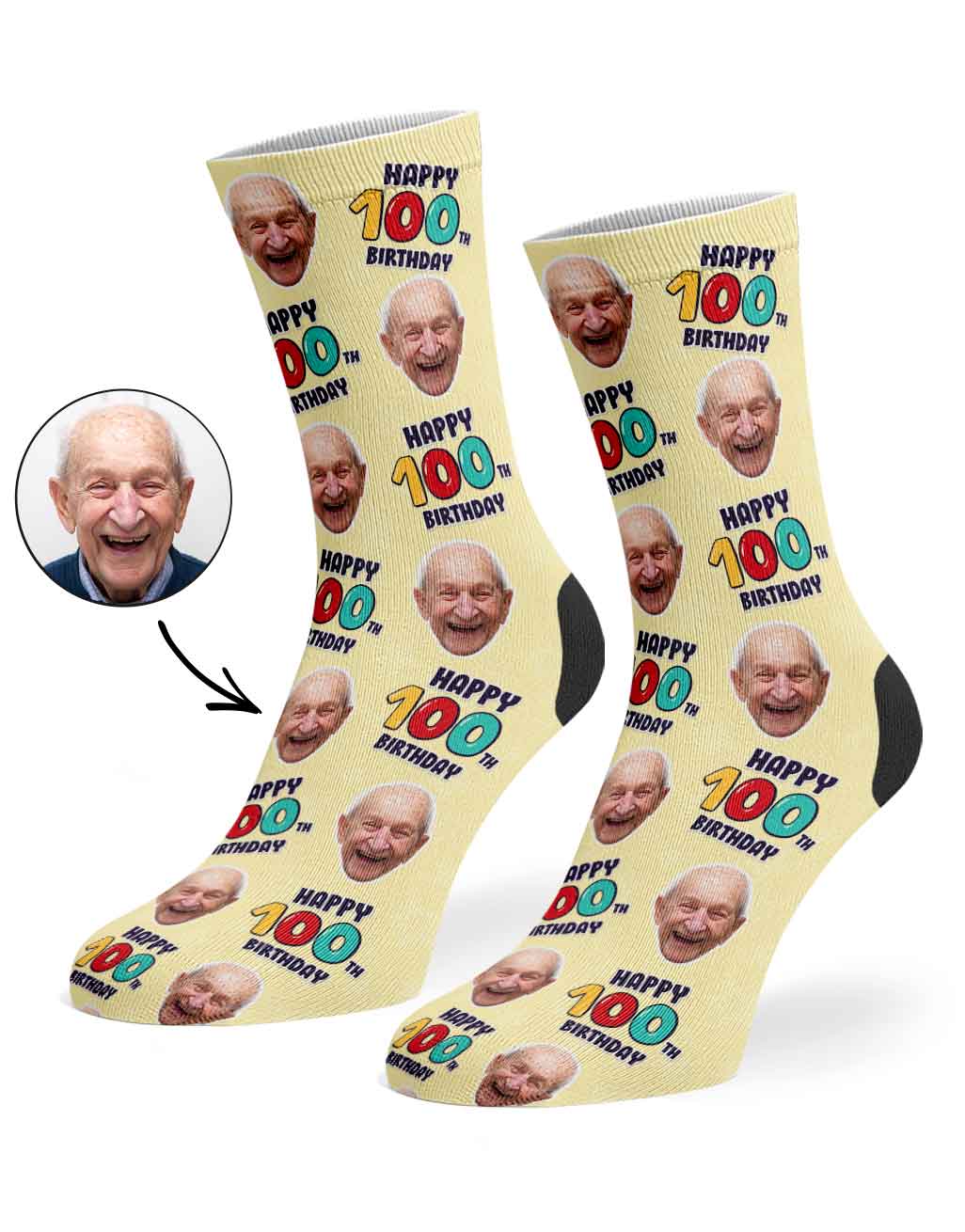 100th Birthday Socks