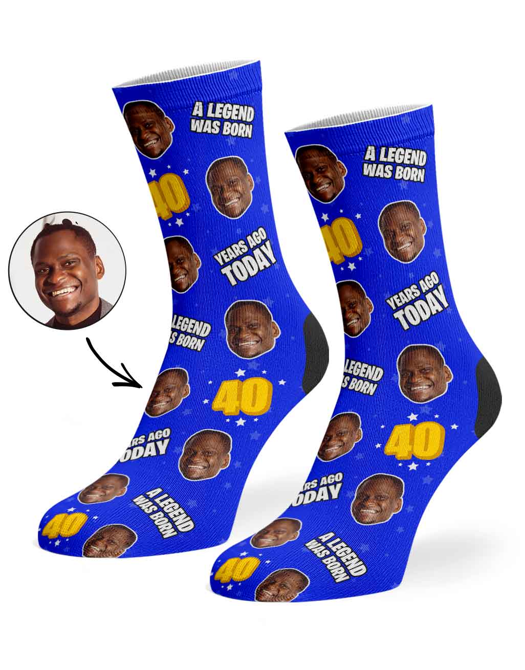 A Legend Was Born 40 Years Ago Today Socks