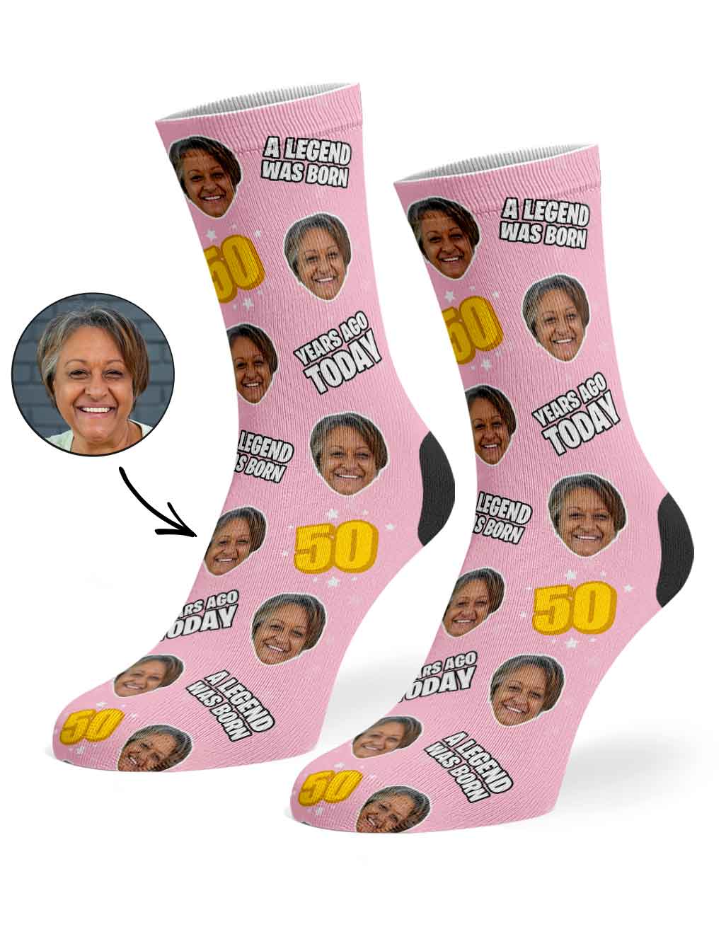 A Legend Was Born 50 Years Ago Today Socks