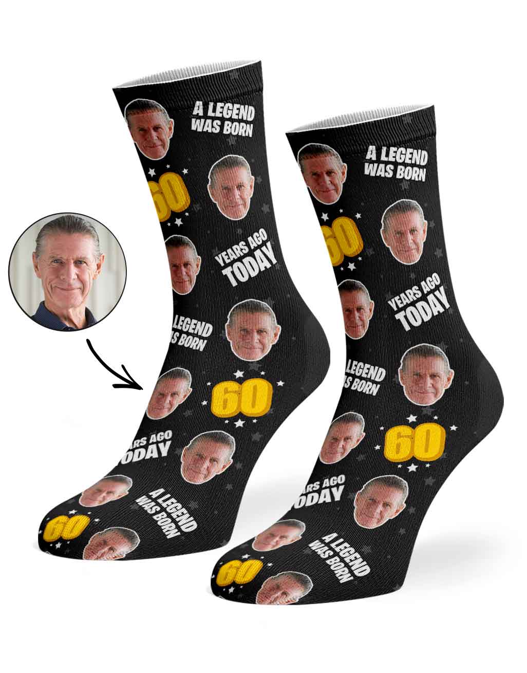 A Legend Was Born 60 Years Ago Today Socks