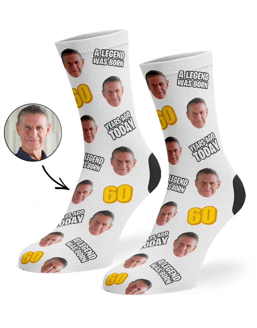 A Legend Was Born 60 Years Ago Today Socks