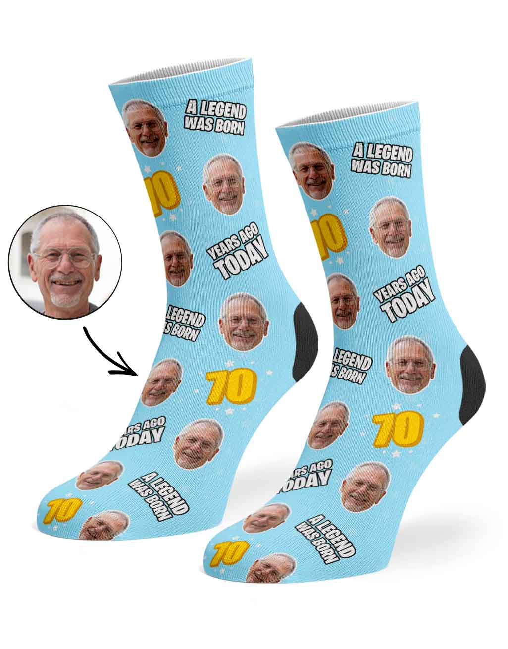 A Legend Was Born 70 Years Ago Today Socks