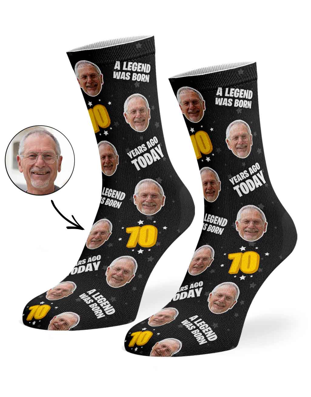 A Legend Was Born 70 Years Ago Today Socks