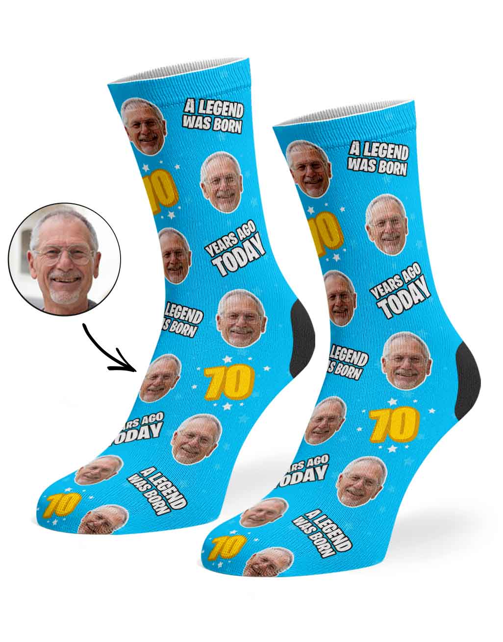 A Legend Was Born 70 Years Ago Today Socks