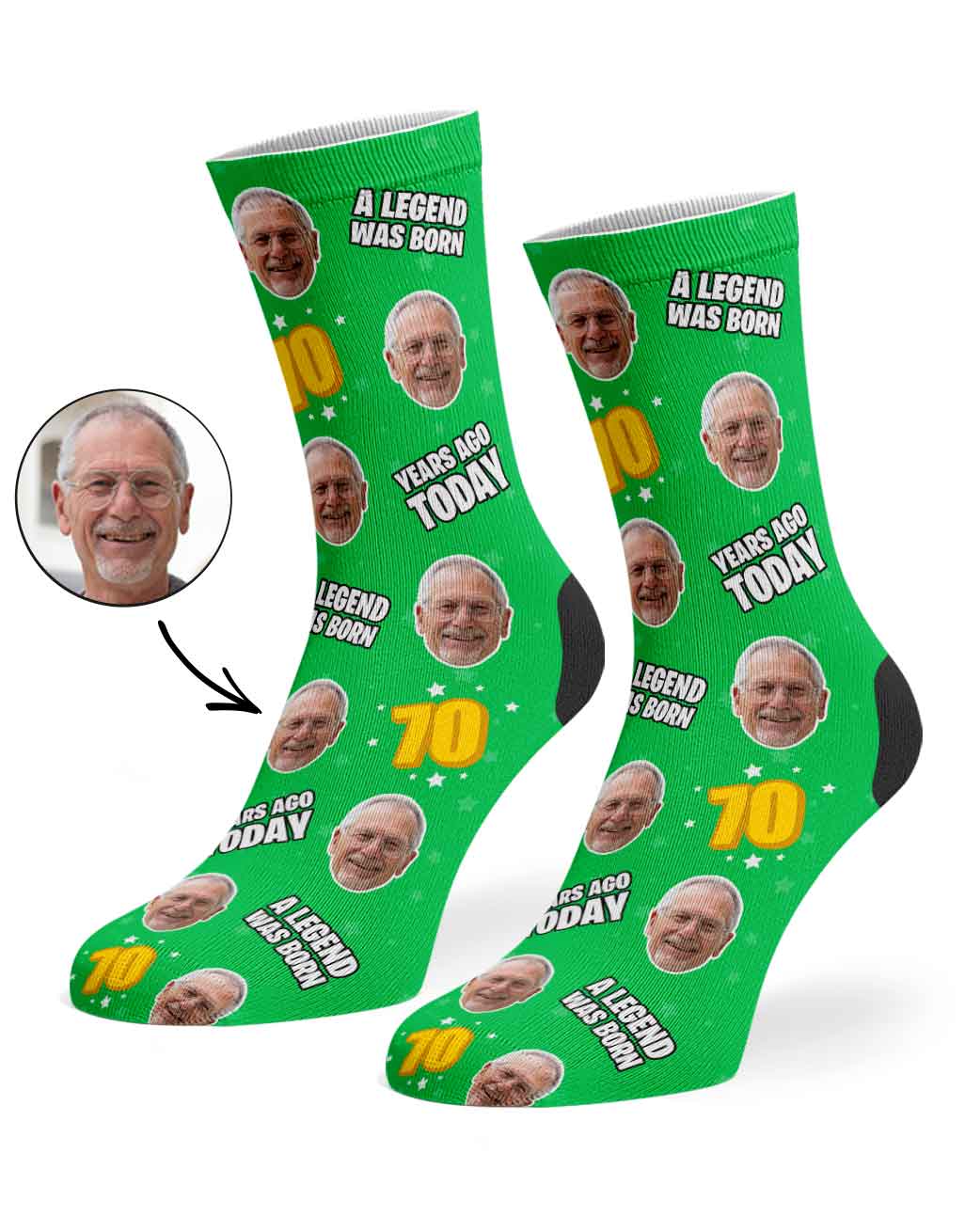 A Legend Was Born 70 Years Ago Today Socks