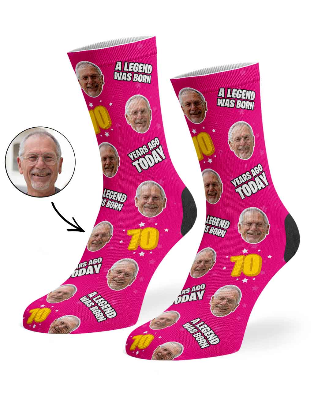 A Legend Was Born 70 Years Ago Today Socks